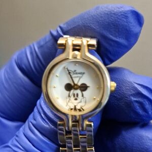Disney Gold Mickey Mouse Wristwatch